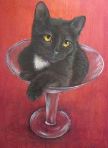 Martini Kitty Acrylic e-Packet